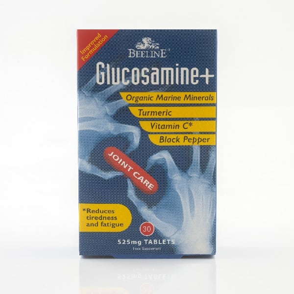 Beeline Glucosamine +Organic Marine Minerals , Turmeric, Vitamin C & Black pepper Tablets