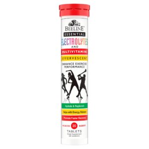 Beeline Essential Electrolytes & Multivitamins 20 Effervescent Tablets Mixed Berry
